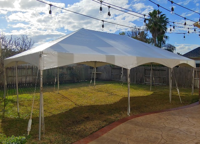 Two 20' x 30' Frame Party Tent $400.00